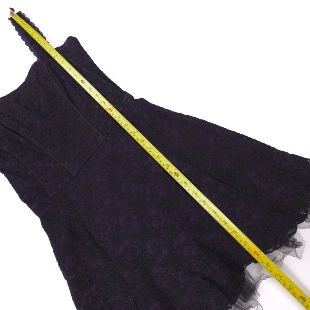 TRIPP NYC Purple Corset Mini Dress Lace Up Whimsigoth Fairy 90s Y2k Grunge Witch - Picture 4 of 8